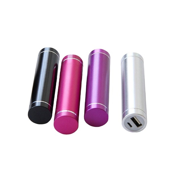 OEM Mobile Circle External Battery 2600mAh Emergency Mini Cylindrical Power Bank