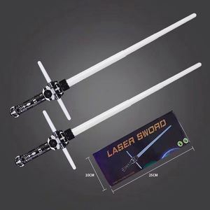 Sabre laser LED lumineux avec son pour fête à thème, sabre laser portatif super lumineux - Product Image 6
