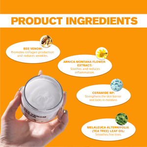 Crème au venin d'abeille hautement efficace, éclaircissante, anti-inflammatoire, 120 ml, pour peaux grasses sujettes à l'acné, soin de nuit - Product Image 2