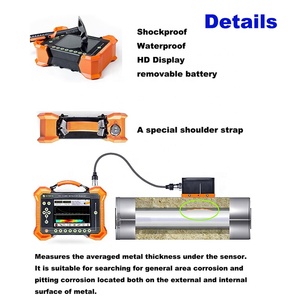 Draagbare Pe4332 Pulsed Eddy Current Ndt Phased Array Ultrasone Foutdetector Hoge Precisie Voor Corrosie Meet Transducers