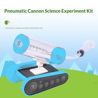Canon à air pneumatique en plastique pour élèves du primaire, bricolage manuel, science et technologie, petit artisanat, expérience scientifique