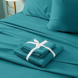 Ensemble de literie ChamXue, ensemble de couette, best-seller, couleur unie, coton basse densité, ensemble 4 pièces, doux et confortable - Product Image 6
