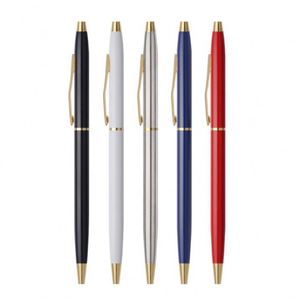 Custom Customized Logo Metal Ballpoint <b>Pen</b>-<b>Multi</b>-<b>Colored</b> Ink Small Size for Student Use Hotel Advertising Business Promotional - Product Image 2