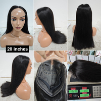 Promoción $62 Letsfly SDD Pelucas de Cabello Humano Virgen Natural Vietnamita HD 5x5 Liso Extremo con Cierre de Encaje de 10-22 Pulgadas al por Mayor