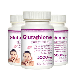 แคปซูลแอล-กลูตาไธโอน 5000 มก. อาหารเสริมสารต้านอนุมูลอิสระที่มีประสิทธิภาพเพื่อผิวขาวกระจ่างใส - Product Image 1