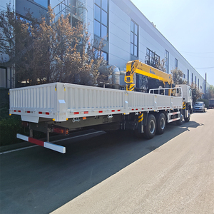 รถบรรทุกสินค้ามือสอง Sinotruk HOWO 6x4 10 ล้อ ใหม่ 371 แรงม้า 380 แรงม้า 400 แรงม้า พร้อมเครน 10-12 ตัน รถบรรทุกติดเครน ราคา - Product Image 4