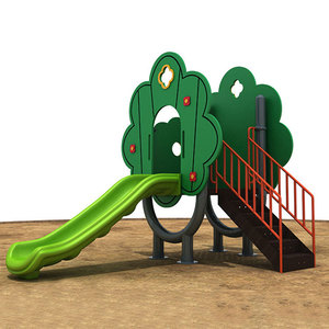 Aire de <span class=keywords><strong>jeux</strong></span> miniature sur le thème de l'arbre pour tout-petits avec toboggan en plastique, <span class=keywords><strong>jeux</strong></span> d'extérieur économiques pour la maternelle, la garderie et les <span class=keywords><strong>jeux</strong></span> de jardin - Product Image 1