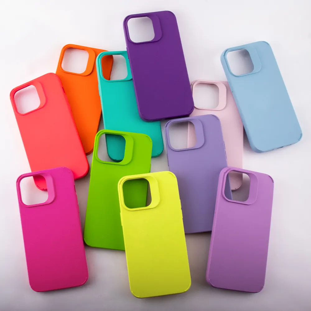 candy color good touch back cover For iPhone 15 big camera lens fashion shockproof mobile phone cases