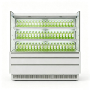 Vitrina de bajo consumo con cortina de aire visible para conservar y exhibir bebidas alcohólicas - Product Image 2