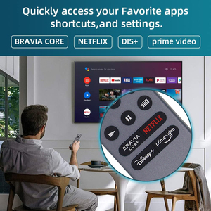 Télécommande vocale RMF-TX900U pour <span class=keywords><strong>Sony</strong></span> <span class=keywords><strong>Bravia</strong></span> Compatible avec <span class=keywords><strong>Sony</strong></span> Smart 4K 8K HD TV XR <span class=keywords><strong>KD</strong></span> Series, avec 4 boutons de raccourci - Product Image 3