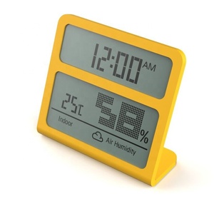 <span class=keywords><strong>LCD</strong></span> lớn kỹ thuật số trong nhà ngoài trời đa kỹ thuật số Nhiệt kế ẩm kế đồng hồ đo độ ẩm - Product Image 5