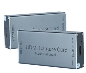 USB3.0 HDMI视频转换器工业1080P高清视频采集卡HDMI信号输入到USB3.0采集卡迷你DVR UVC/UAC盒