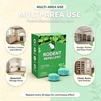 Boule répulsive pour rongeurs à l'huile de menthe poivrée naturelle, écologique, dissuasive contre les souris et les rats, pour moteur de voiture, entrepôt, cuisine, stockage