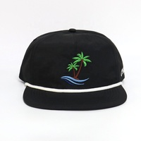 Vente en gros personnalisé 5 panneaux logo brodé séchage rapide étanche extérieur plage sport surf surf surfeur hommes casquette Snapback chapeaux