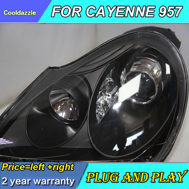 ポルシェ カイエン 957 ヘッドランプ 2004 2005 2006年式 LEDフロント