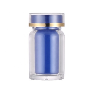 40CC PS Flacon de pilules vides avec bouchons, étiquettes Conteneur de médicaments en plastique Flacons de pilules et capsules en stock - Product Image 1