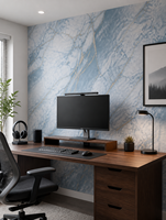 Sticker mural auto-adhésif personnalisé en tissu non tissé, texture 3D, papier peint en tissu, panneaux muraux à coller et à décoller pour la décoration de la maison