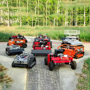 GPS Self Propelled Electric Start Lawn Mover Robot Gas Mini Remote Control <strong>Lawnmower</strong> Snow <strong>Plow</strong> with the Blade - Product Image 5