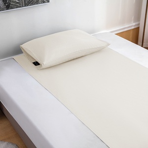 Sábanas Bordadas Suaves de Algodón 400TC, Transpirables, Diseño Sólido, Antibacterianas y Ecológicas para Uso en Hogar, Hospital y Hotel - Product Image 3