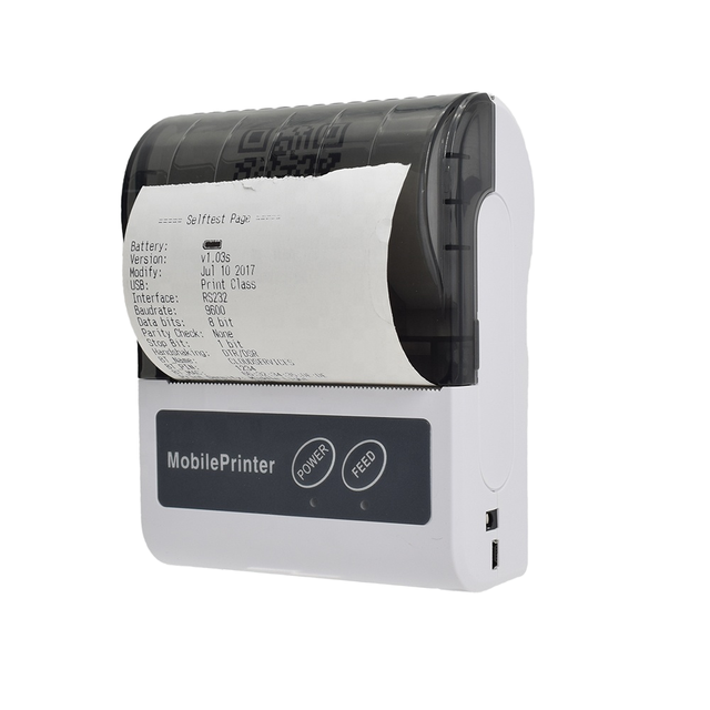 58mm Wireless Thermal Receipt Printer Compact Portable 2-Inch for Android/iOS/Windows in Stock 2000mAh Battery