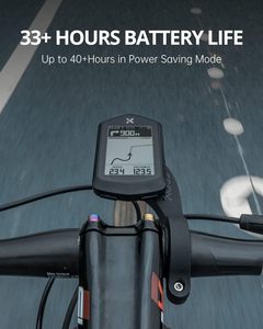 XOSS NAV จอ LCD 2.4 นิ้ว พร้อมเซ็นเซอร์ไฟแบ็คไลท์อัตโนมัติ คอมพิวเตอร์จักรยาน GPS ไร้สาย วัดความเร็ว/ระยะทาง กันน้ำ IPX7 สำหรับจักรยานเสือหมอบ - Product Image 4