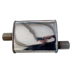 Compra al por Mayor de Piezas de Automóviles, Silenciador Universal Pulido para Escape de Automóvil, Reemplazo de Tubo de Escape, Silenciador de Acero Inoxidable, Tamaños Personalizados - Product Image 1