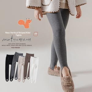 Winter Thickened Cotton Kids Leggings Lamb <strong>Fleece</strong> Warm Solid Color Girls Pantyhose - Product Image 2