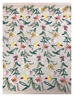 Tissu à coudre multicolore en Tulle organza, étoffe brodée de bonne qualité, offre spéciale
