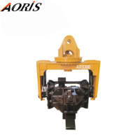 Marteau vibrant hydraulique inclinable de fabrication chinoise avec technologie coréenne, accessoires pour excavatrices de 18 à 26 tonnes, pondeuse vibrante pour palplanches