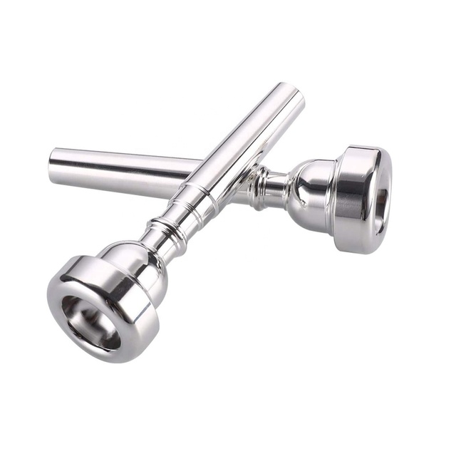 SEASOUND High Quality Brass Copper Cornet Mouthpiece Silver Gold Color 12C Trumpet & Alto Saxophone Trombone MPTR401