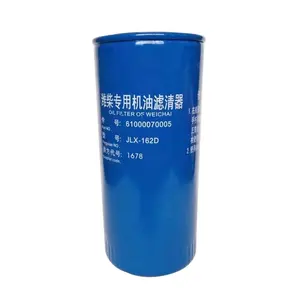 Chinese Factory Direct Supply WD615 Engine Spare Parts JLX-162D Oil Filter 61000070005