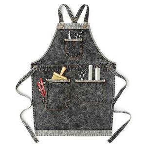 <span class=keywords><strong>Grembiuli</strong></span> da lavoro in denim Jeanerlor con tasche per donna - Product Image 1