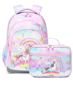 Zaino <span class=keywords><strong>unicorno</strong></span> 2024 borsa da scuola per ragazze riciclata impermeabile Set <span class=keywords><strong>zainetto</strong></span> per bambini zaino per zaino - Product Image 1