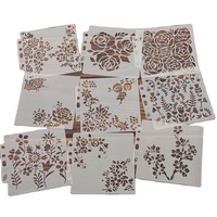 Stampini di plastica degli strumenti di decorazione degli stampini del disegno del fiore dell'animale domestico/dei PP per la decorazione del taccuino
