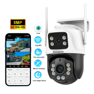 Joareon mới icsee 6MP icsee ống kính kép ngoài trời máy ảnh không thấm nước không dây wifi mạng IP PTZ CCTV wifi nhà an ninh máy ảnh - Product Image 1