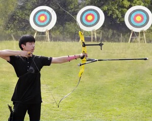 Arco Recurvo Sanlida <span class=keywords><strong>Miracle</strong></span> X9, 66/68/70 Pulgadas, Peso de Tracción Ajustable de 14-54 Libras, Arco de Arquería Multicolor para Tiro al Blanco y Caza - Product Image 6