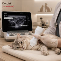 Appareil d'échographie portable pour animaux avec transducteur micro-convexe sans fil pour applications d'imagerie vétérinaire (chiens et chats)