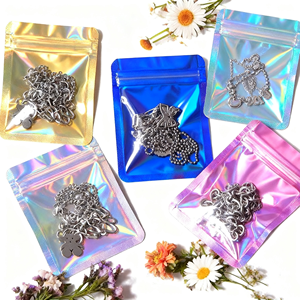 أكياس حلوى مايلر شفافة قابلة للإغلاق بسوستة ، كيس مقاوم للرائحة ، أكياس ثلاثية الجسم <span class=keywords><strong>3</strong></span> أكياس - Product Image 4