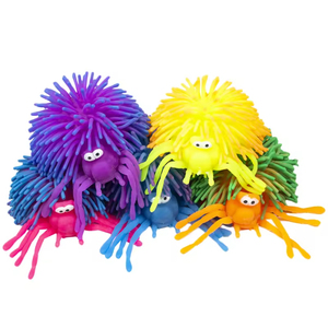 Pelota Antiestrés Elástica de Dos Tonos con Forma de Araña, Juguete Sensorial para Niños, Venta al Por Mayor - Product Image 3