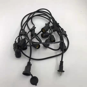 10m chuỗi dây cáp thương mại cấp không thấm nước IP65 E27 cơ sở nặng ngoài trời PVC cho Diy Đảng vườn Patio kỳ nghỉ Festoon - Product Image 6