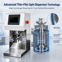 Disperseur à cisaillement élevé à film mince ultra-fin WEIAI pour la dispersion de matériaux nano, graphène et liposomes pour batteries au lithium, homogénéisateur de laboratoire et mélangeur