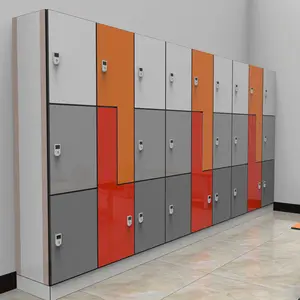 Haute HPL personnalisé étanche salle de sport publique des casiers de stockage pour les vestiaires