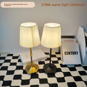 Senya-Pro Classic Fabric Shade <strong>Table</strong> Lamp Touch Dimmable USB Rechargeable Cordless <strong>LED</strong> Night <strong>Light</strong> for Bedroom Bedside Hotel - Product Image 2
