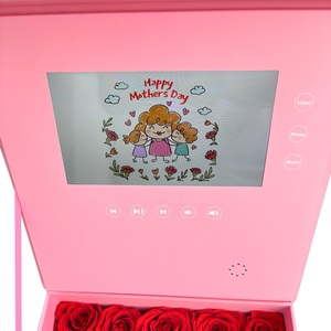 Scatola Musicale Pieghevole Premium <span class=keywords><strong>per</strong></span> Regalo, 25 Rose con Chiusura Magnetica, Regalo <span class=keywords><strong>per</strong></span> Lei - Product Image 3