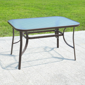 Mesa de vidrio templado de alta calidad Mesa cuadrada plegable moderna de lujo - Product Image 2