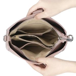 AndoBag Genuine Leather Shoulder <b>Crossbody</b> <b>Bags</b> Fashion Casual Satchel Purses <b>Large</b> Capacity Commuting Bucket <b>Bag</b> 2853 - Product Image 5