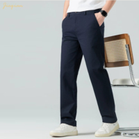 Pantalon chino décontracté pour homme 100% coton, coupe slim, jambe droite, respirant, fabrication OEM, étiquette privée, directement de l'usine