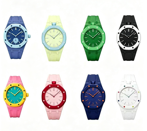 Nuovo Arrivo: Cinturino in Silicone con Cassa in Bioceramica Compatibile con <span class=keywords><strong>Orologi</strong></span> Swatchxap Royalxpops, Impermeabile, Morbido, Modificato - Product Image 1
