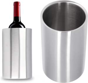 Seau à glace isotherme en acier inoxydable à double paroi de 1600 ml pour champagne et bière – Vente en gros - Product Image 5