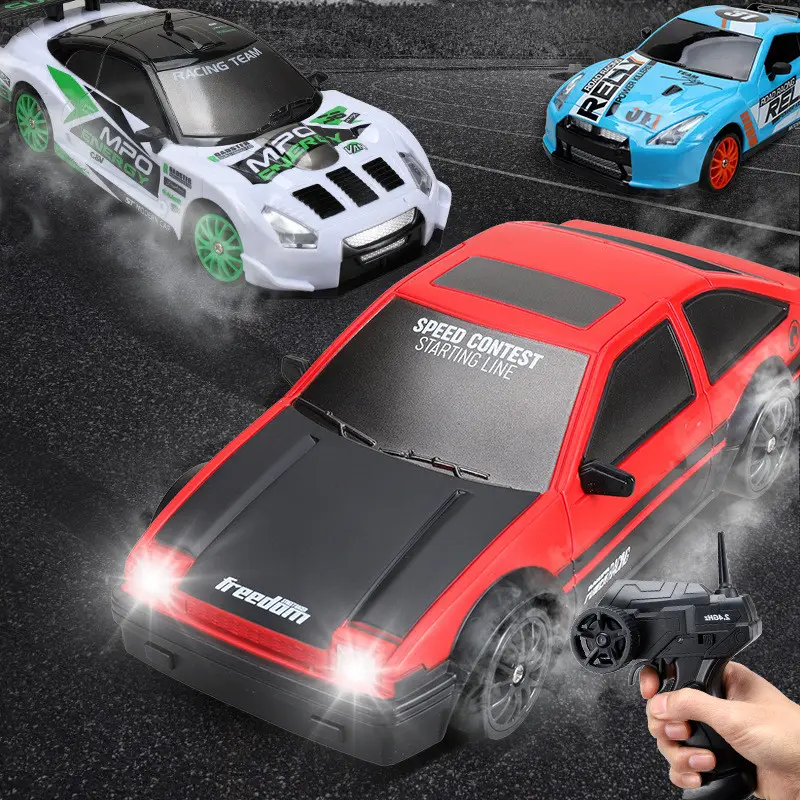 Wholesale 2.4G drift Rc car 4WD remote control drift car toys remote control GTR model AE86 car remote control racing toys